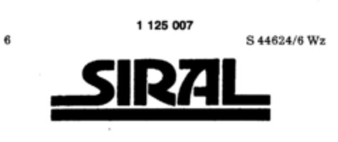 SIRAL Logo (DPMA, 03/27/1987)