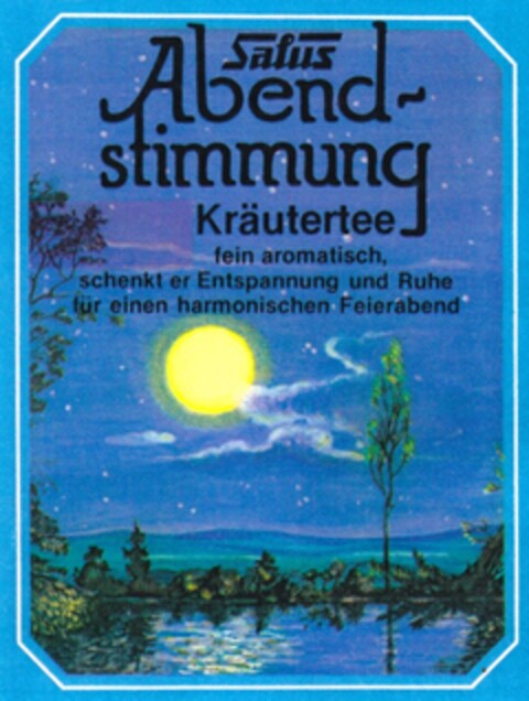 Salus Abendstimmung Kräutertee fein aromatisch, schenkt er Entspannung und Ruhe für einen harmonischen Feierabend Logo (DPMA, 12.07.1990)