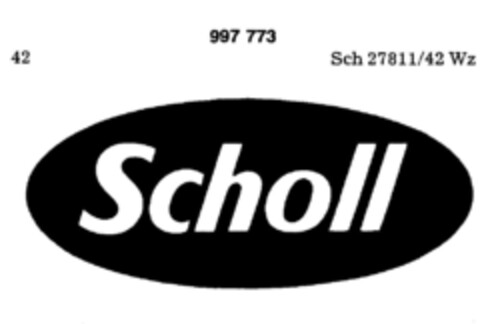 Scholl Logo (DPMA, 02.04.1979)