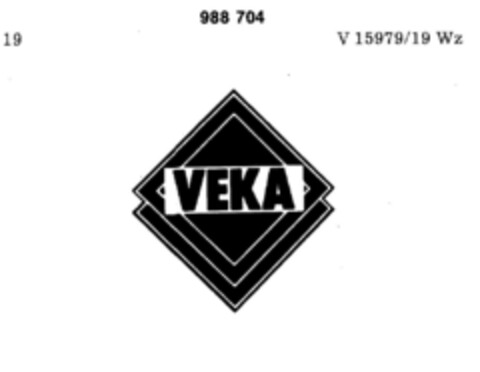 VEKA Logo (DPMA, 17.07.1978)