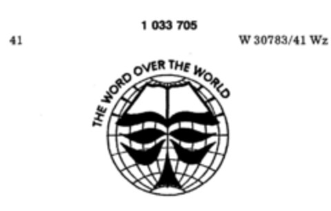 THE WORD OVER THE WORLD Logo (DPMA, 07.07.1980)