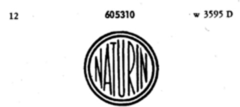 NATURIN Logo (DPMA, 01.10.1948)