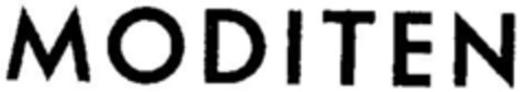 MODITEN Logo (DPMA, 17.10.1968)