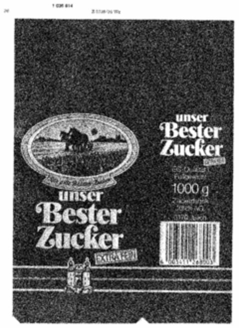 Der gute Bauern-Zucker unser Bester Zucker Logo (DPMA, 28.12.1981)