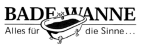 BADEWANNE Alles für die Sinne ... Logo (DPMA, 03.08.2000)