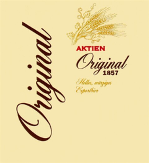 AKTIEN Original 1857 Logo (DPMA, 17.06.2008)