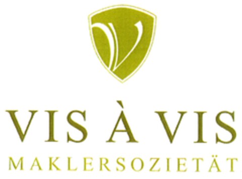 VIS À VIS MAKLERSOZIETÄT Logo (DPMA, 02/05/2009)