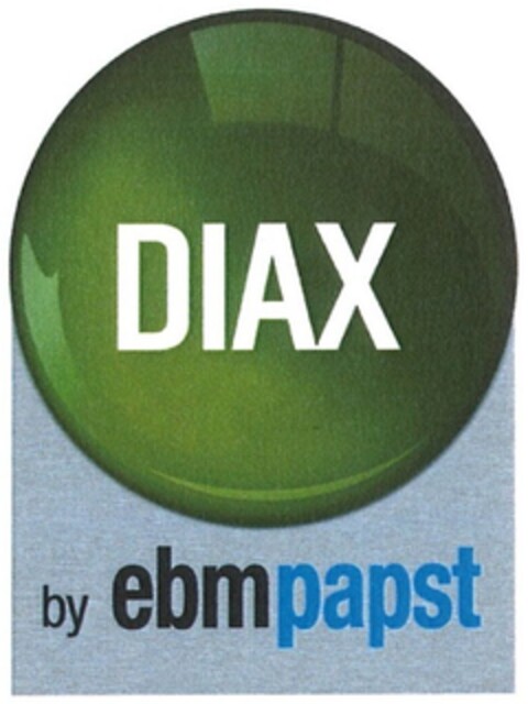 DIAX by ebmpapst Logo (DPMA, 11/20/2013)