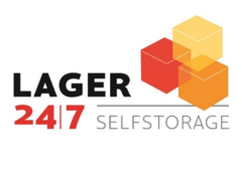 LAGER 24/7 SELFSTORAGE Logo (DPMA, 11.01.2018)