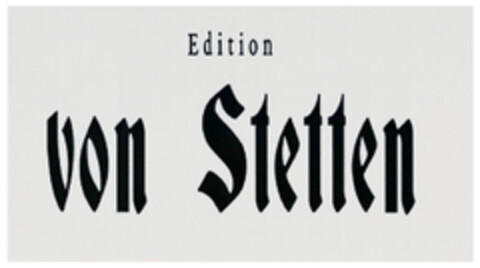 Edition von Stetten Logo (DPMA, 12/20/2019)