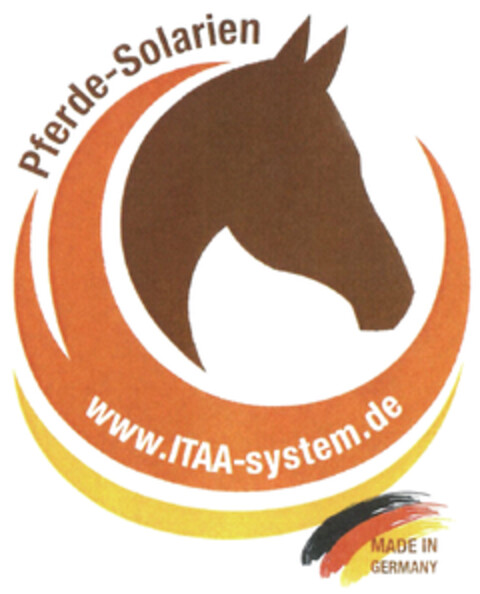 Pferde-Solarien www.ITAA-system.de MADE IN GERMANY Logo (DPMA, 29.06.2021)