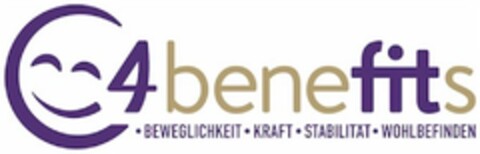 4 benefits · BEWEGLICHKEIT · KRAFT · STABILITÄT · WOHLBEFINDEN Logo (DPMA, 01/09/2023)