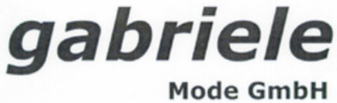 gabriele Mode GmbH Logo (DPMA, 21.02.2002)