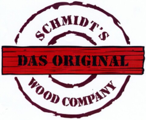 SCHMIDT'S WOOD COMPANY DAS ORIGINAL Logo (DPMA, 12.09.2003)