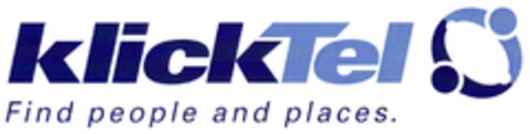 klickTel Find people and places. Logo (DPMA, 03/05/2007)