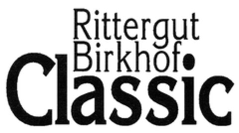 Rittergut Birkhof Classic Logo (DPMA, 05.07.2007)