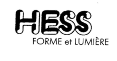 HESS FORME et LUMIERE Logo (DPMA, 03.07.1995)