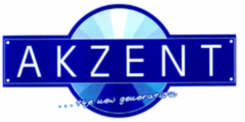 AKZENT ...the new generation Logo (DPMA, 03.04.1998)