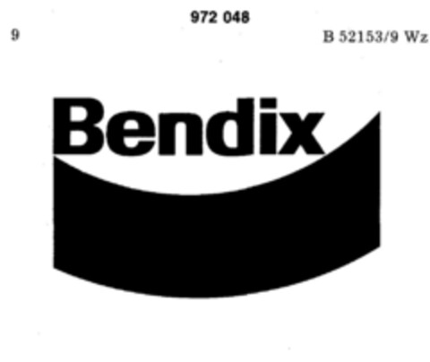 Bendix Logo (DPMA, 26.01.1974)
