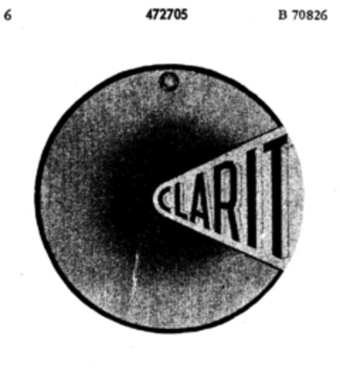 CLARIT Logo (DPMA, 04/03/1934)