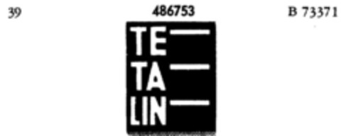 TE TA LIN Logo (DPMA, 05.11.1935)