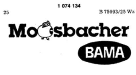 Moosbacher BAMA Logo (DPMA, 08/09/1984)