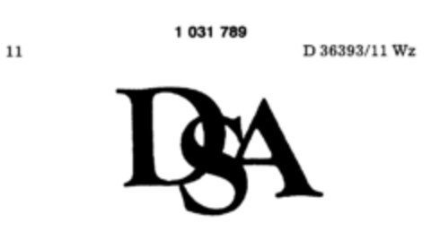 DSA Logo (DPMA, 30.06.1981)