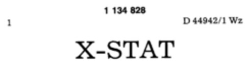 X-STAT Logo (DPMA, 16.07.1988)