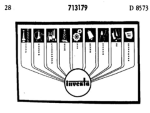 investa Logo (DPMA, 15.06.1957)