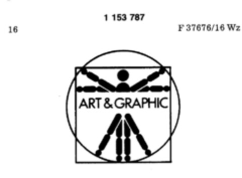 ART & GRAPHIC Logo (DPMA, 03.07.1989)