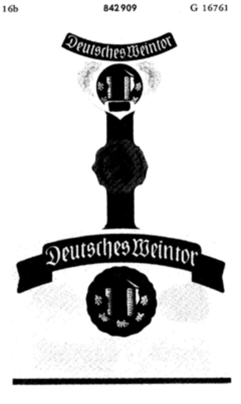 Deutsches Weintor Logo (DPMA, 06/20/1967)