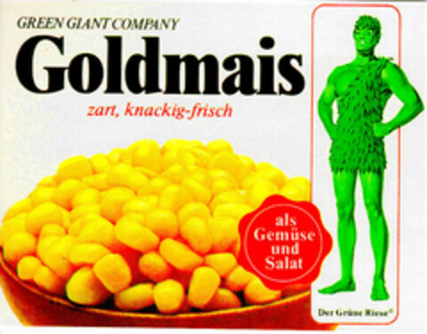 GREEN GIANT COMPANY Goldmais Logo (DPMA, 20.01.1976)