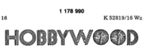 HOBBYWOOD Logo (DPMA, 28.05.1988)
