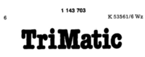 TRIMATIC Logo (DPMA, 11/02/1988)