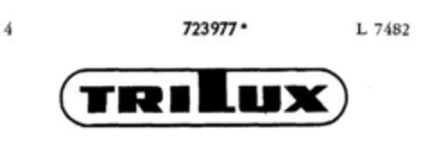 TRILUX Logo (DPMA, 21.01.1959)