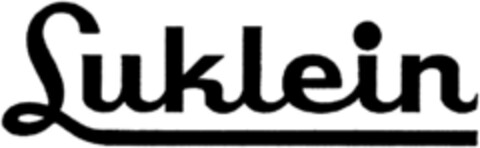LUKLEIN Logo (DPMA, 01/15/1992)