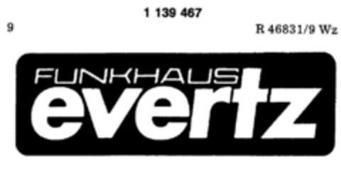 FUNKHAUS evertz Logo (DPMA, 20.06.1988)