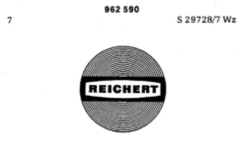 REICHERT Logo (DPMA, 13.03.1976)