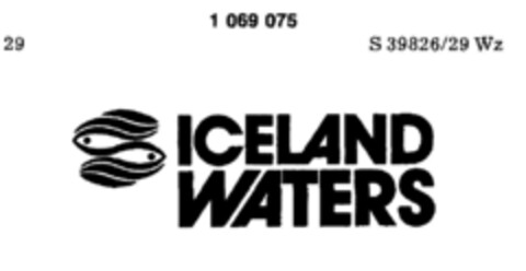 ICELAND WATERS Logo (DPMA, 13.01.1984)