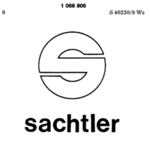 s sachtler Logo (DPMA, 28.03.1984)