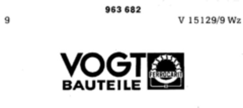 VOGT BAUTEILE FERROCARIT Logo (DPMA, 22.05.1976)