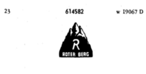 R ROTER BERG Logo (DPMA, 06/22/1949)