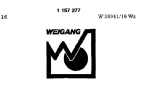 WEIGANG Logo (DPMA, 02/14/1989)