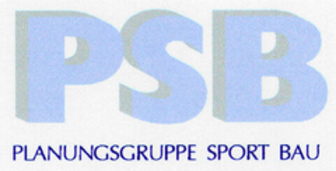 PSB PLANUNGSGRUPPE SPORT BAU Logo (DPMA, 04/10/2000)