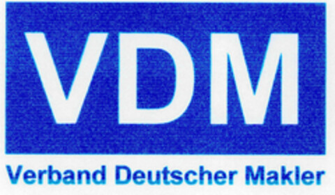 VDM Verband Deutscher Makler Logo (DPMA, 31.10.2001)