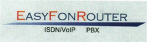 EASYFONROUTER ISDN/VoIP PBX Logo (DPMA, 01/11/2008)