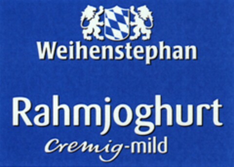 Weihenstephan Rahmjoghurt cremig-mild Logo (DPMA, 10.09.2008)