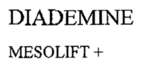 DIADEMINE MESOLIFT + Logo (DPMA, 23.11.2009)