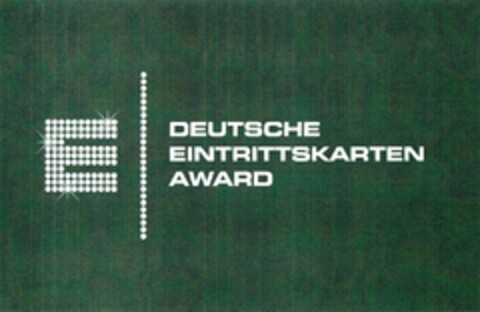 E | DEUTSCHE EINTRITTSKARTEN AWARD Logo (DPMA, 07.08.2012)