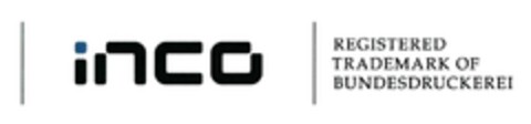 inco REGISTERED TRADEMARK OF BUNDESDRUCKEREI Logo (DPMA, 11.05.2017)